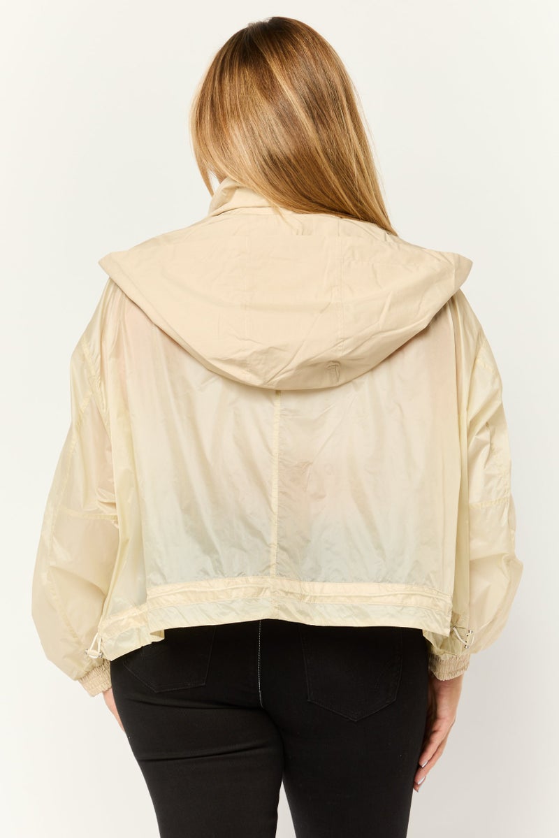ESPRIT Women Solid Hooded Jacket, Multicolour - Image 3