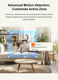 Phone Planet Smart Home Wi-Fi Camera, 3M Wi-Fi, Baby Monitor Mini Camera with Night Vision, Two Way Talk, Sleep Mode, Sounds Alert, Magnetic Base, Motion Detection, Supports MicroSD Card (Up to 256 GB)  - Image 5