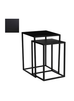 Edelman Goa side table black - l25xw25xh36cm  - Image 1