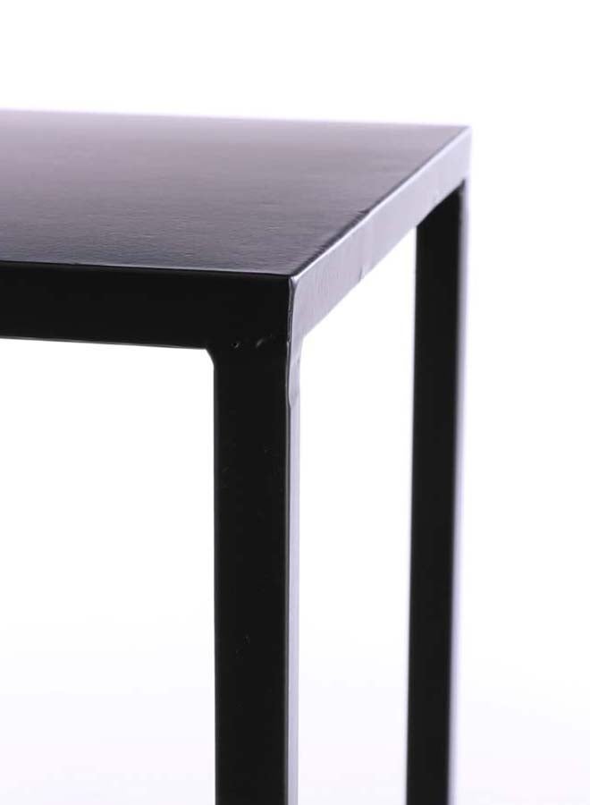 Goa side table black - l25xw25xh36cm