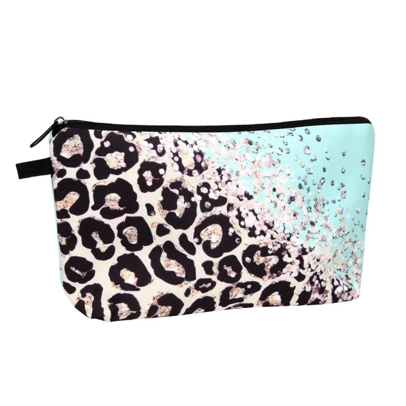 Wteehn Small Makeup Bag, Mini Makeup Pouch, Cute Cosmetic Bag for Women, Toiletry Bags, Make Up Brush Skincare Organizer, Pouches for Travel Accessories - Image 1