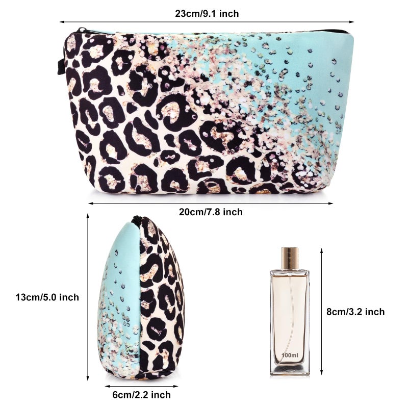 Wteehn Small Makeup Bag, Mini Makeup Pouch, Cute Cosmetic Bag for Women, Toiletry Bags, Make Up Brush Skincare Organizer, Pouches for Travel Accessories - Image 2