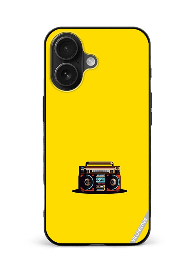 VR CREATIVE Protective Case Cover For Apple iPhone 16 Plus Music Design Multicolour