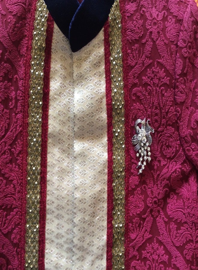 FURE Ribboned Rhinestone Brooch - Image 3