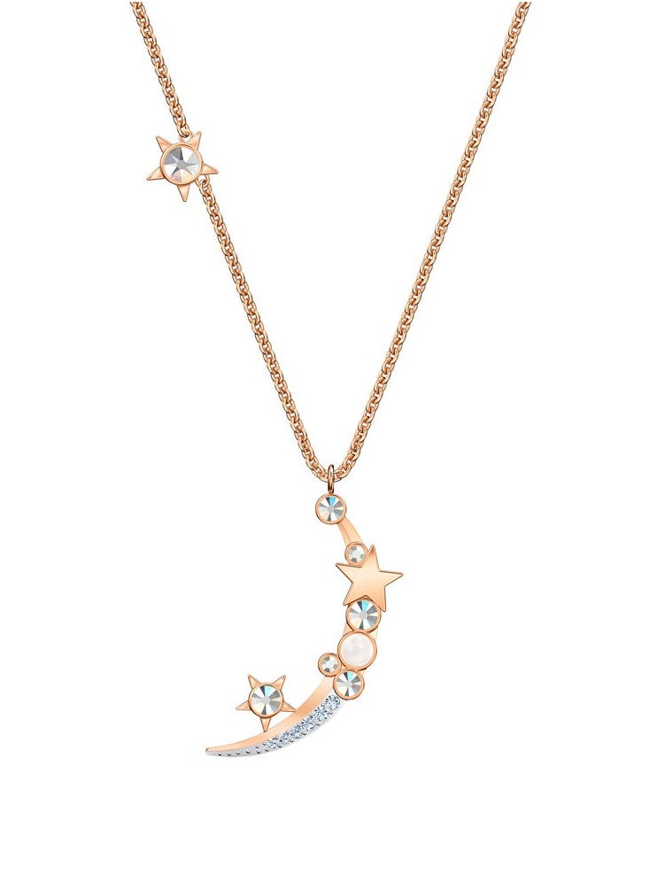 Chomel - Starry Night Moon Necklace - Image 1