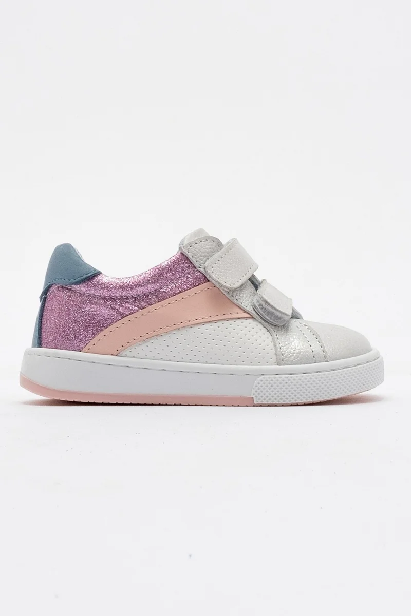 Mnpc Girl White Genuine Leather Anatomical Casual Shoes