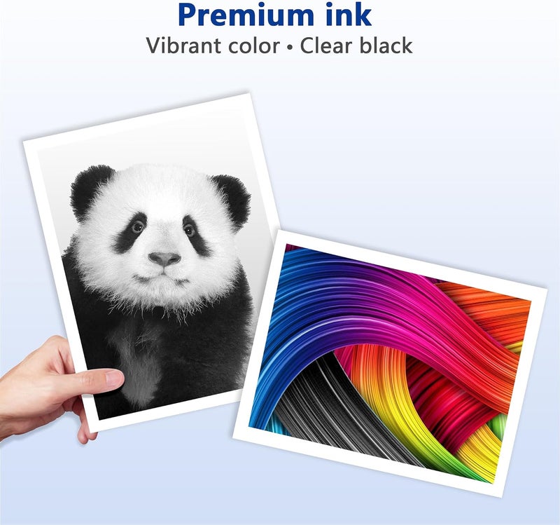652 Black Ink Cartridge Tri-Color Replacement for HP 652XL 652 Black Ink Cartridge for 652 XL 652 Ink Advantage Color Compatible for HP DeskJet 3787 3789 3790 3835 4535 3775 5075 5275 Printers 2 Pack - Image 3
