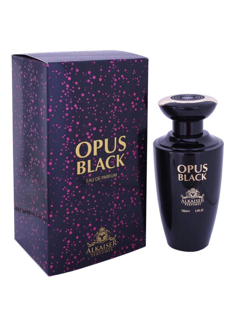 OPUS BLACK Eau De Parfum 100ml ALKAISER PERFUMES Unleash the Essence of Opulence