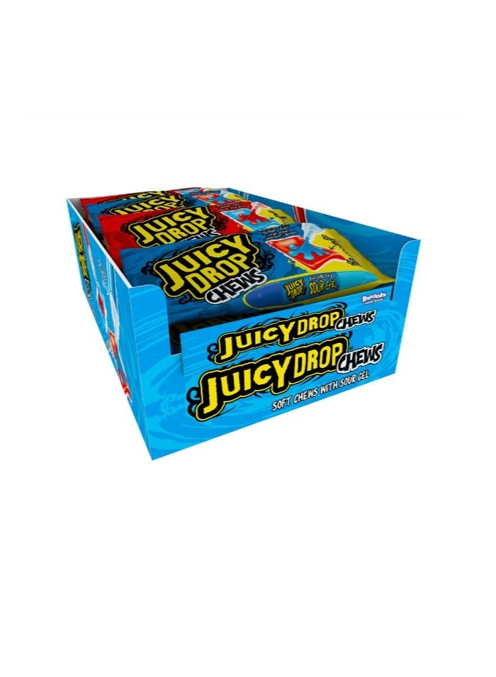 Bazooka Juicy Drop Chews Raspberry Sour Gel - Image 2