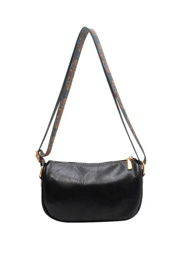Rup Art Women Small Square Bag Wide Shoulder Strap Ladies Messenger Bag Shoulder Retro Pillow Bag Rup Art  - Image 1