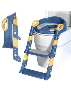 Gonice Potty Training Seat with Step Stool Ladder, Potty Training Toilet for Kids Boys Girls Toddlers-Comfortable Safe Potty Seat with Anti-Slip Pads Ladder  - Image 1