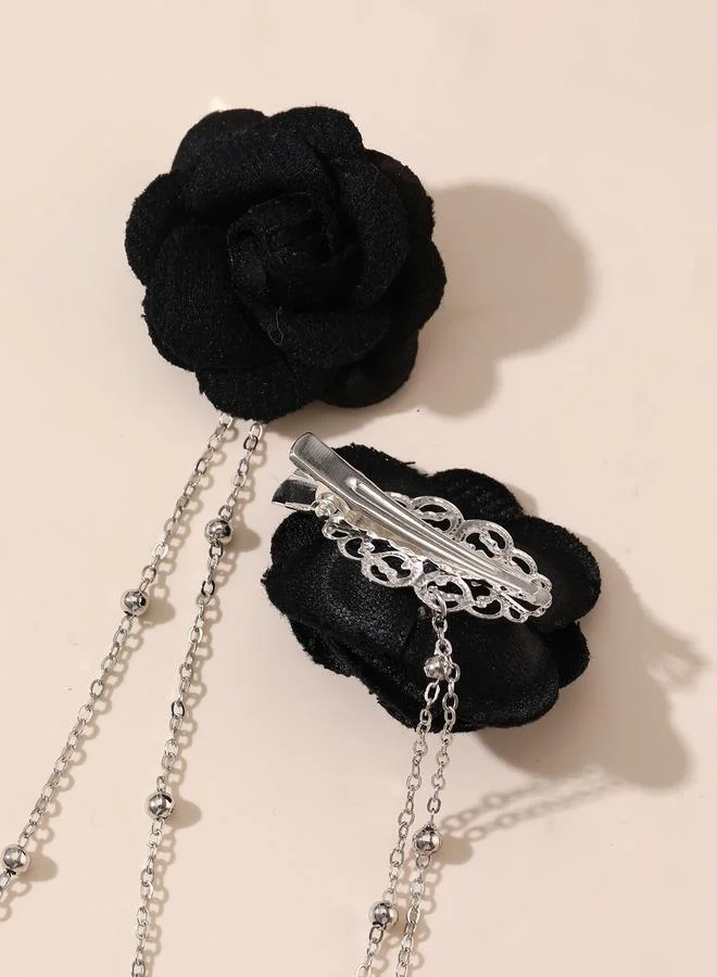 Take Two Set of 2 - Flower Chain Hair Clips