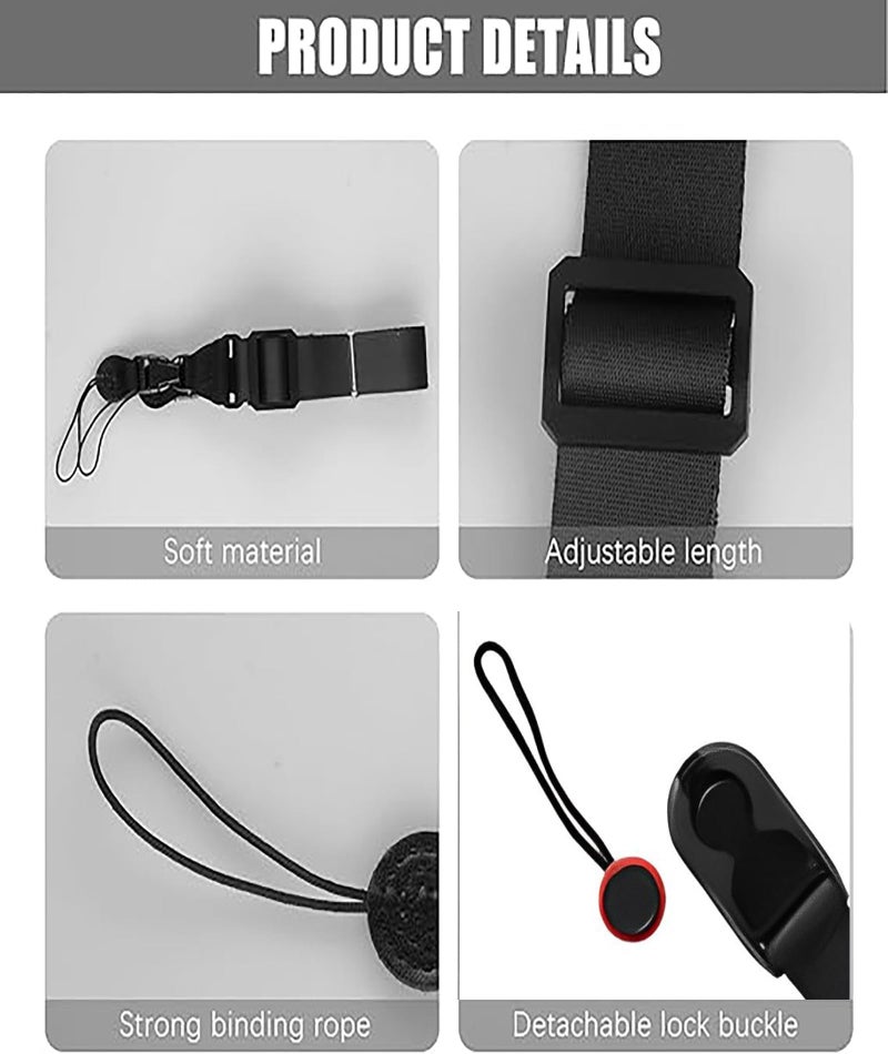 NUDFSY 2 Pcs Camera Strap, Wrist and Hand Strap, Easy to Carry Accessories for Photography, Adapter, Binocular, Action and Digital Cameras - Image 3