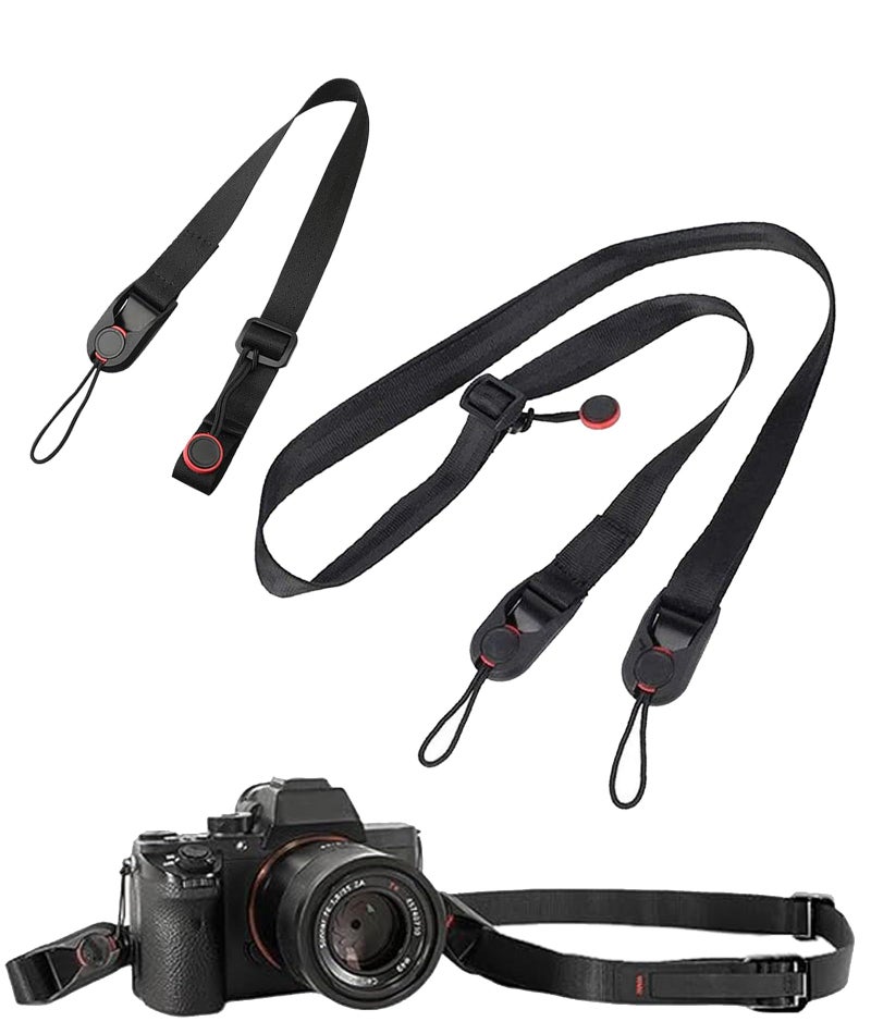 NUDFSY 2 Pcs Camera Strap, Wrist and Hand Strap, Easy to Carry Accessories for Photography, Adapter, Binocular, Action and Digital Cameras - Image 1