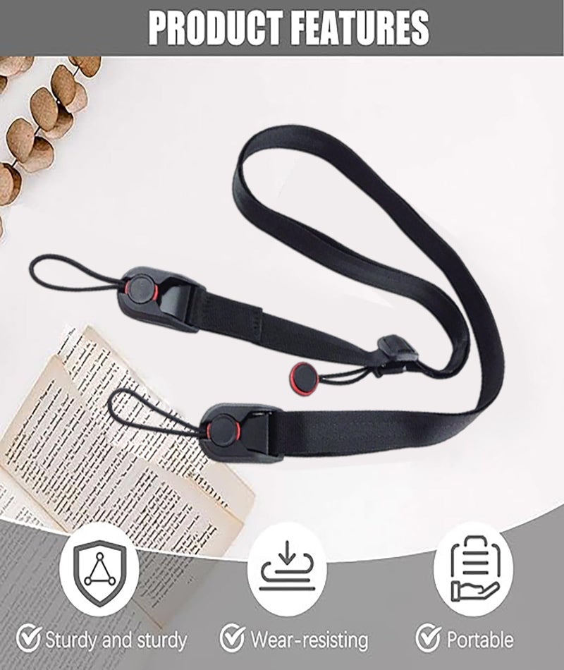 NUDFSY 2 Pcs Camera Strap, Wrist and Hand Strap, Easy to Carry Accessories for Photography, Adapter, Binocular, Action and Digital Cameras - Image 4