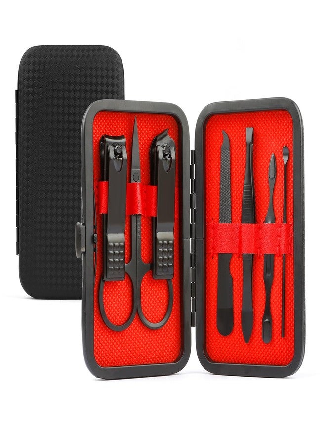 QEYMN Manicure Set, Stocking Stuffer for Men, Nail Clipper Kit, Nail Clipper Set, Nail Care Kit, 8 In 1 Manicure Kit Grooming Kit Stainless Steel Facial Pedicure Care Tool, Christmas Gifts for Men Dad Teens - Image 1