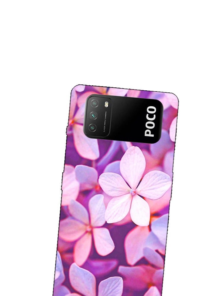 Service Zone Protective Printed Mobile Back Cover Beautiful Hydrangea Flowers Natural Soft pattern For Xiaomi Mi Poco M3 - Image 2