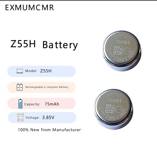 EXMUMCMR حزمة 2X بطارية Z55H 3.85V 70mAh بديلة لسماعات سوني WF1000XM4 WF-1000XM4 الرائدة في الصناعة لإلغاء الضوضاء سماعات أذن لاسلكية حقيقية + أدوات - Image 3