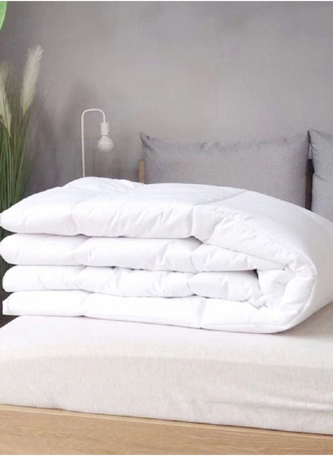 Duvet, 210 x 160 cm Single Duvet Insert, Quilted All Season Comforter, Soft White Quilt - pzsku/ZE5595E615F88CE2E9D1EZ/45/_/1728391148/a3f5dd7f-d171-49b8-a9f3-1dc609c5665f