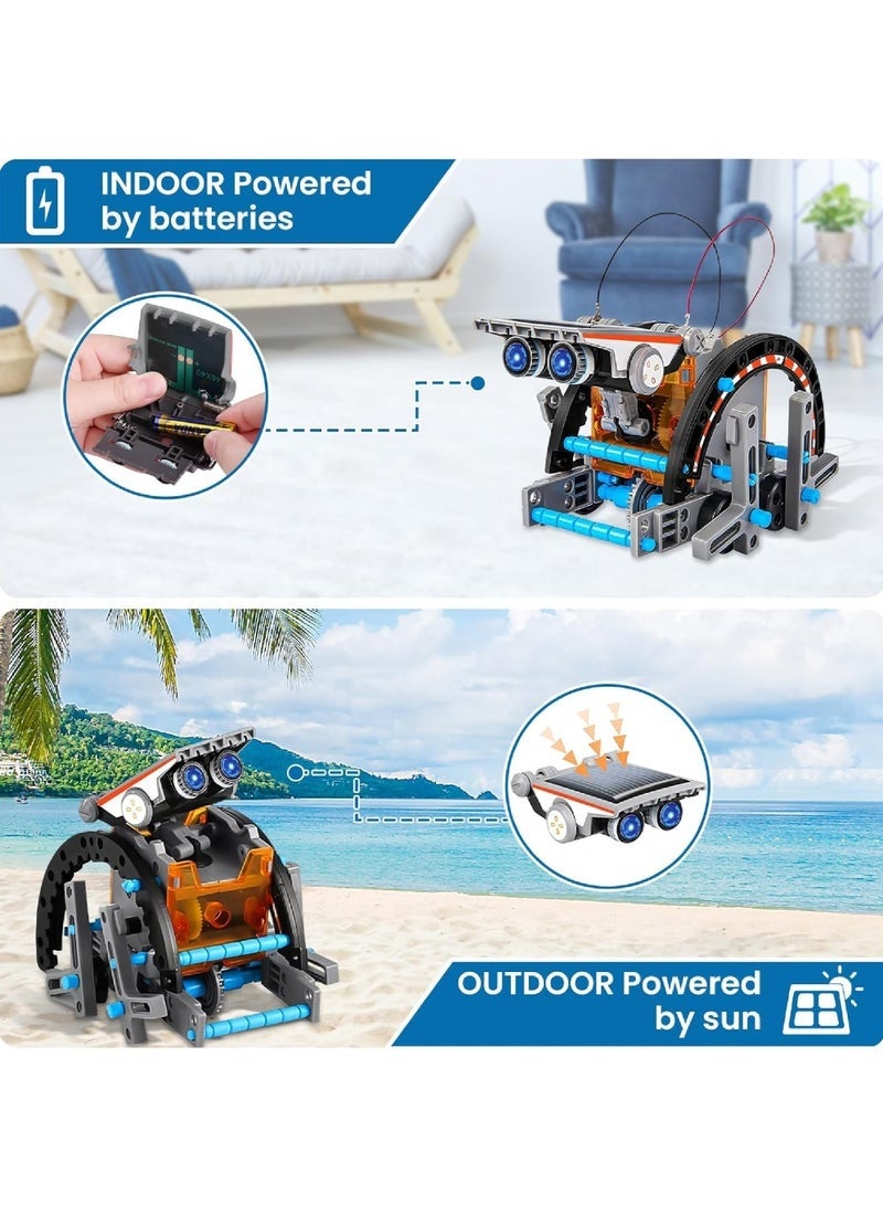 Western Mountains 13-in-1 STEM Projects Solar Robot Toy for Kids Ages 8 9 10 11 12 Years Old, Building Science Educational Toys Birthday Gift for Kids Boys Girls - Image 4
