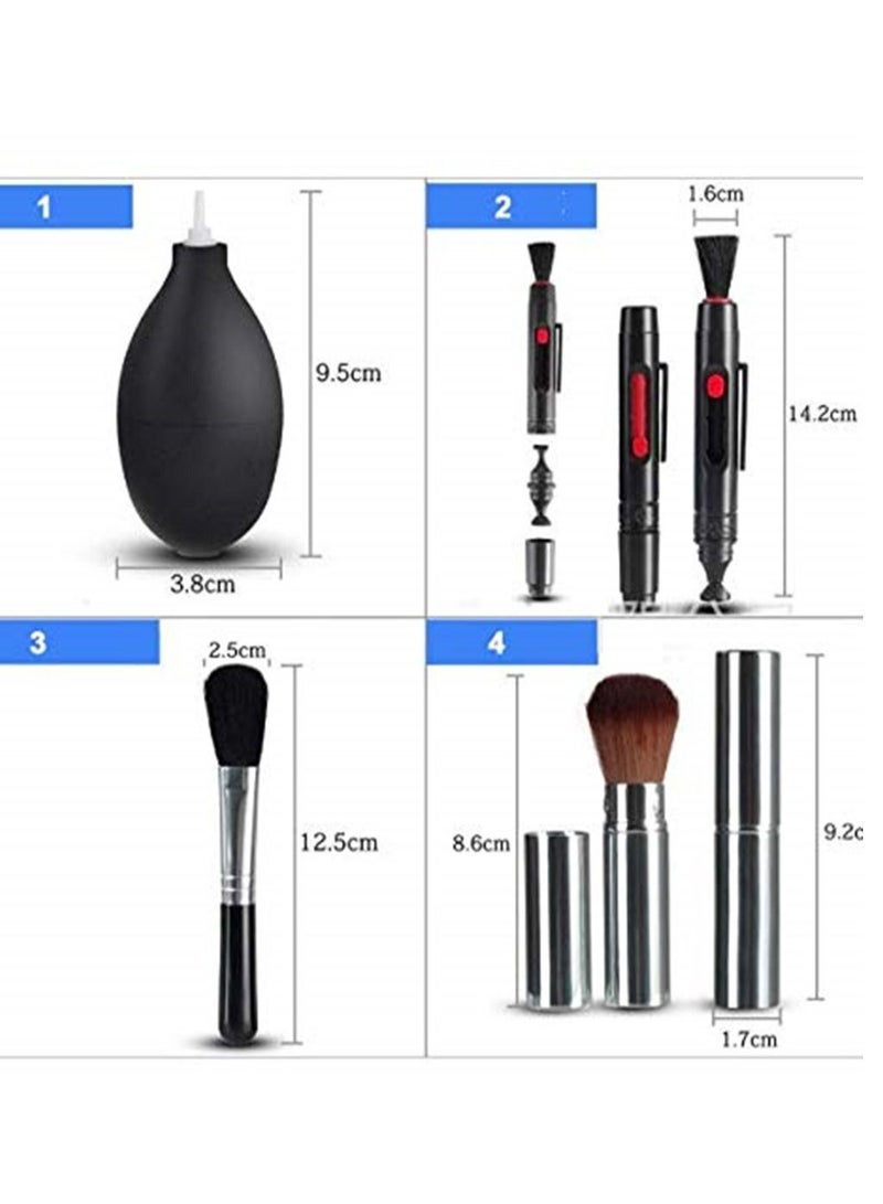 Camera Cleaning Suit Brush Wipe Set Brush Cleaner Cleaning Kit Tools Cleaner Camera Care for Gopro Canon Nikon Camcorder VCR - Image 2