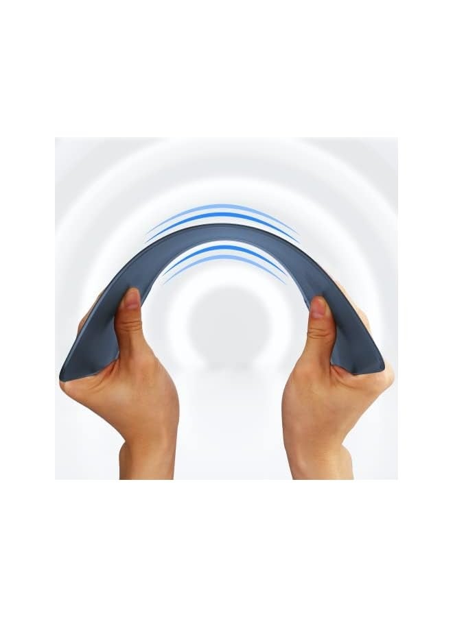 بروماس متوافق مع حافظة MacBook Pro مقاس 13 بوصة 2022-2016 (M2 M1 A2338 A2289 A2251 A2159 A1989 A1706 A1708) مع/بدون شريط اللمس، غطاء حماية بلاستيكي صلب وقماش تلميع الشاشة، أزرق داكن غير لامع - Image 5