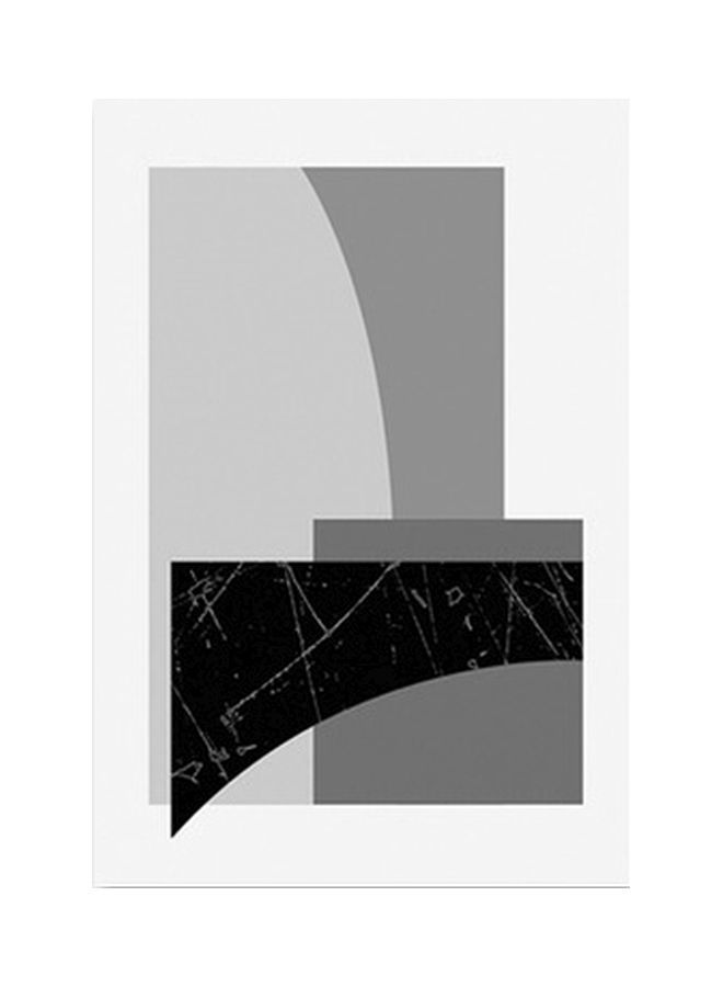 نيبمينينت لوحة فنية للتزيين بتصميم تجريدي وبسيط بيج/بني/أسود 35x50سم