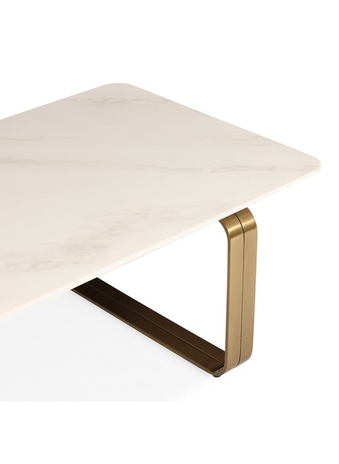 Scala Coffee Table, Brushed Gold & White - pzsku/ZE559894DBA12656EAADDZ/45/_/1718169512/d269f17e-3efd-44fe-bb03-9095e9972ce6