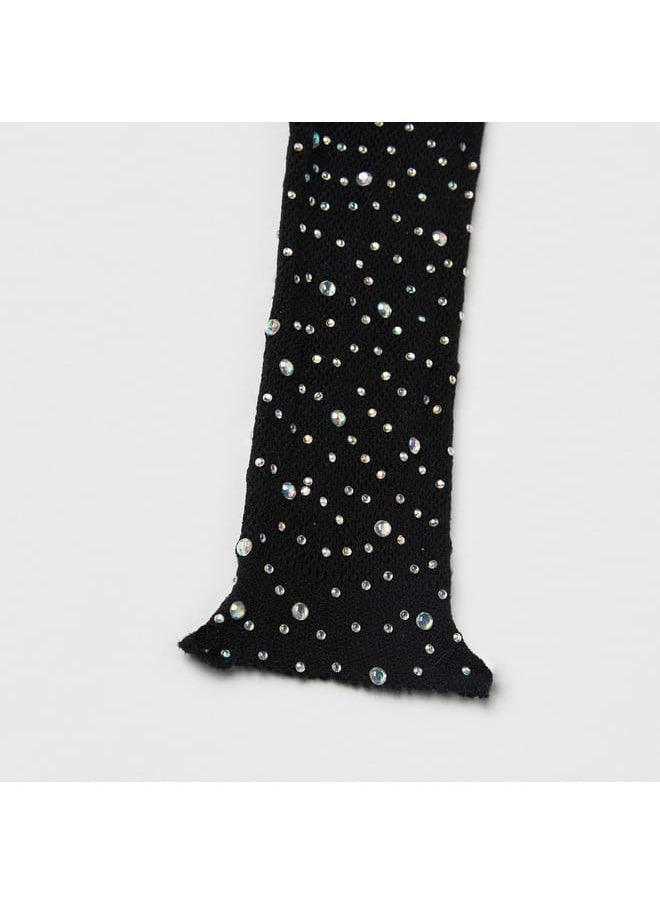 Splash FAV Embellished Bodysuit with Scoop Neck and Long Sleeves  - Image 4