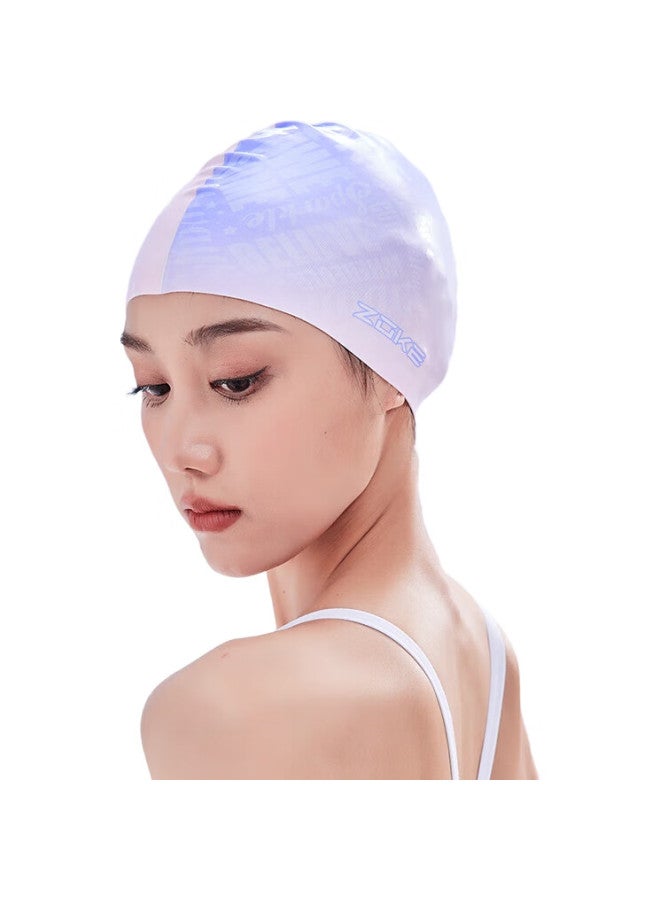 ZOKE Adult Swim Cap, Silicone Waterproof, Hair And Ear Protection, Non-Constricting, Unisex, Non-Slip, Adult, 623503217 - Image 3