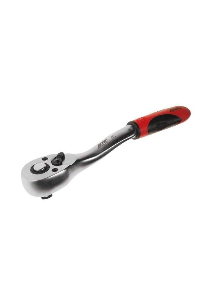 JTC Curved Ratchet Wrench, 3/8 Inch Drive with Soft Grip Handle