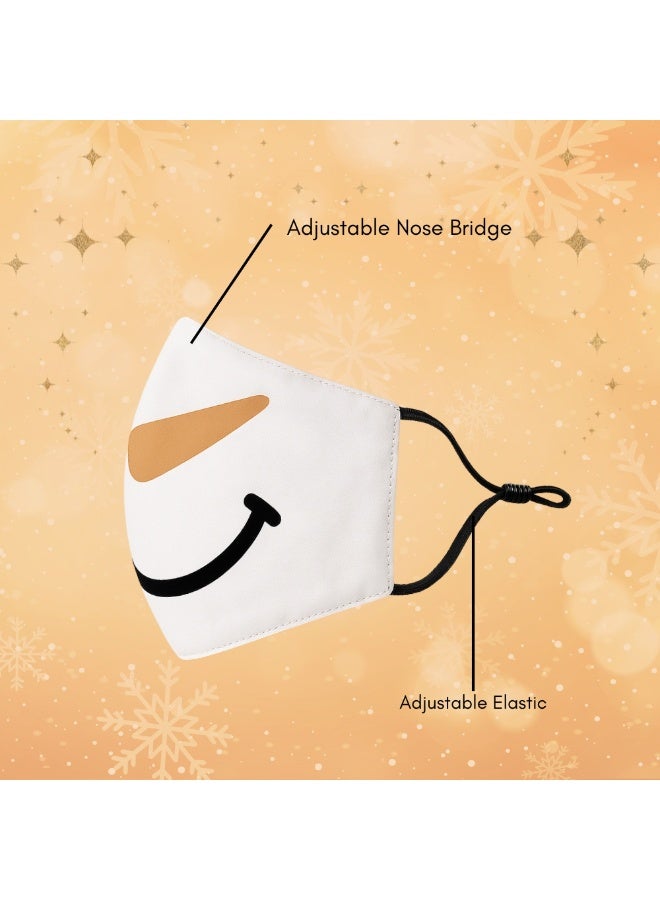 برينت شوب فور مي قناع حماية الوجه الجديد للبالغين في عيد الميلاد، قابل للغسل وقابل للتعديل للرجال والنساء والشباب - Image 2