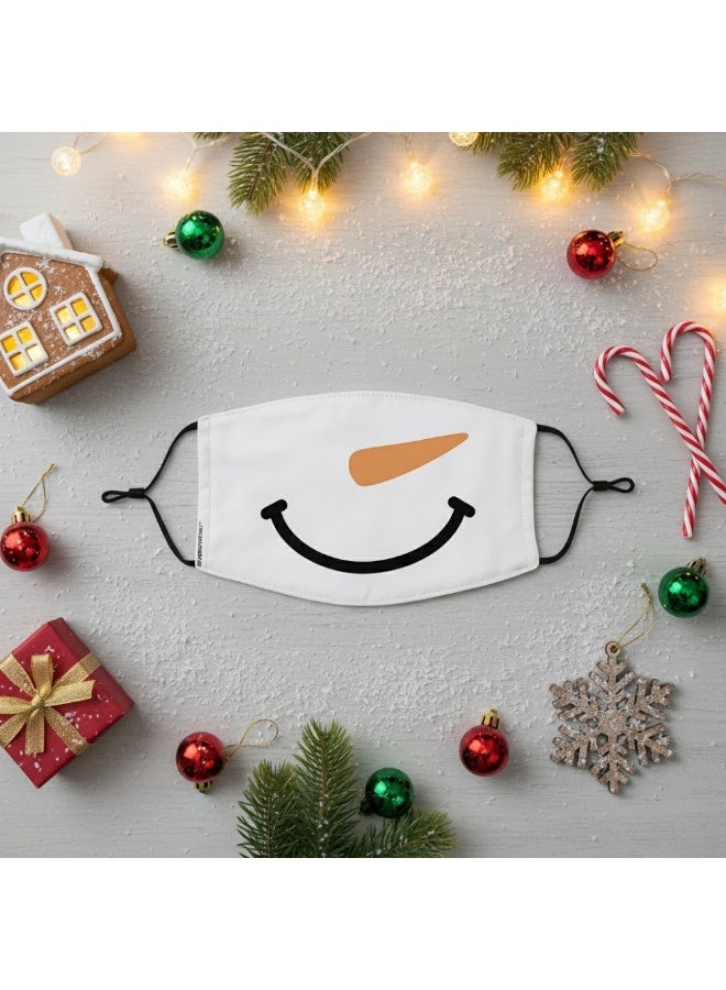 برينت شوب فور مي قناع حماية الوجه الجديد للبالغين في عيد الميلاد، قابل للغسل وقابل للتعديل للرجال والنساء والشباب - Image 5