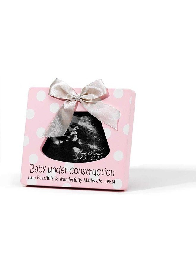 Dicksons Baby Under Construction Photo Frame, Pink - Image 1