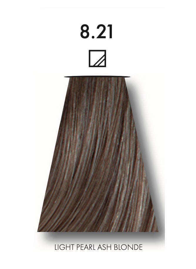 Keune 2 Packs Of Keune Tinta Color Solamer Silk Protein Hair Color No. 8.21 Light Pearl Ash Blonde Paraben Free  - Image 2