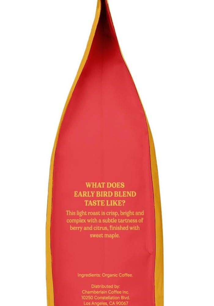 Chamberlain Coffee Early Bird Light Roast Blend - Image 3