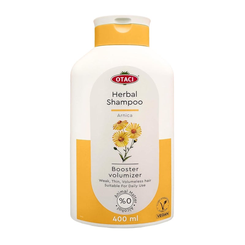 OTACI Herbal Strengthening and Volumizing Shampoo with Arnica Everyday Use For Weak Fine and Flat Hair Horsetail Ginseng Provitamin B5 No Paraben No Silicon No Alcohol 135 Fl Oz