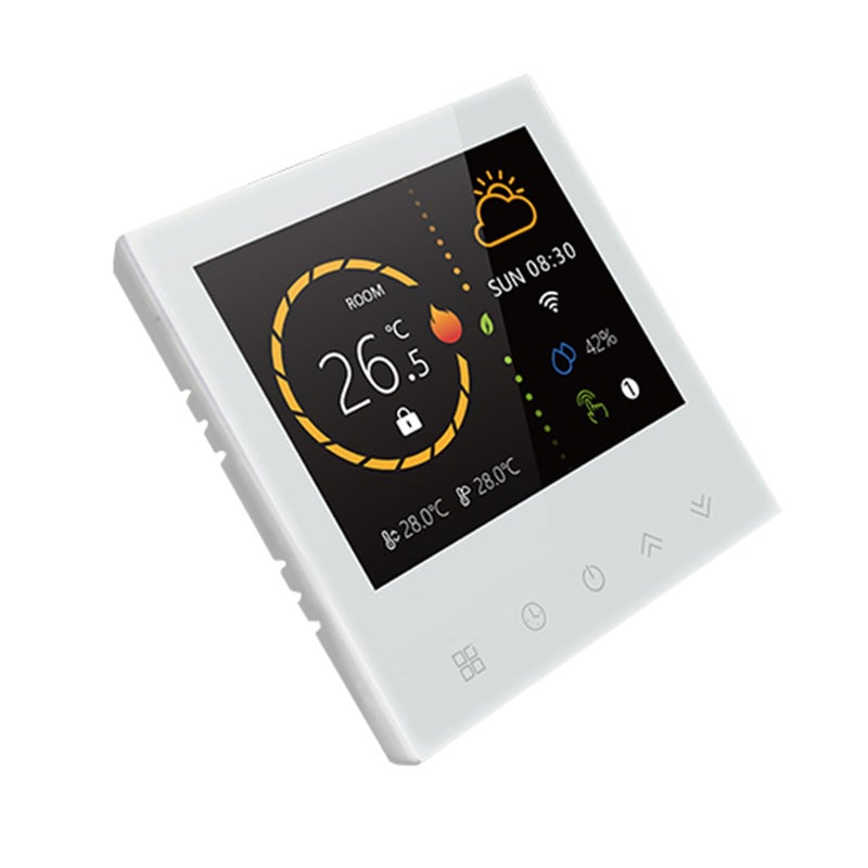 Programmable Smart Thermostat For Home Wireless Remote Control Water Floor Heating Black - Image 2