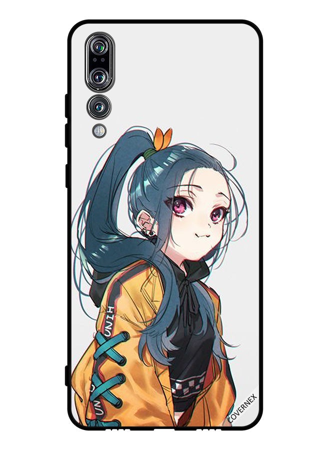 Covernex Protective Case Cover For Huawei P20 Pro Cute Girl Feeling Cold - Image 1