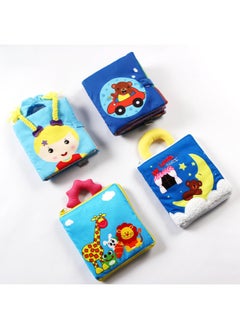 Generic Early Education Baby Cloth Book Tear Can Bite Story Enlightenment Cloth Book 0-3 Years Old Baby Early Education Toy Book-Color:Cartoon Cloth Book  - Image 3