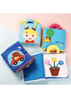 Generic Early Education Baby Cloth Book Tear Can Bite Story Enlightenment Cloth Book 0-3 Years Old Baby Early Education Toy Book-Color:Cartoon Cloth Book  - Image 4