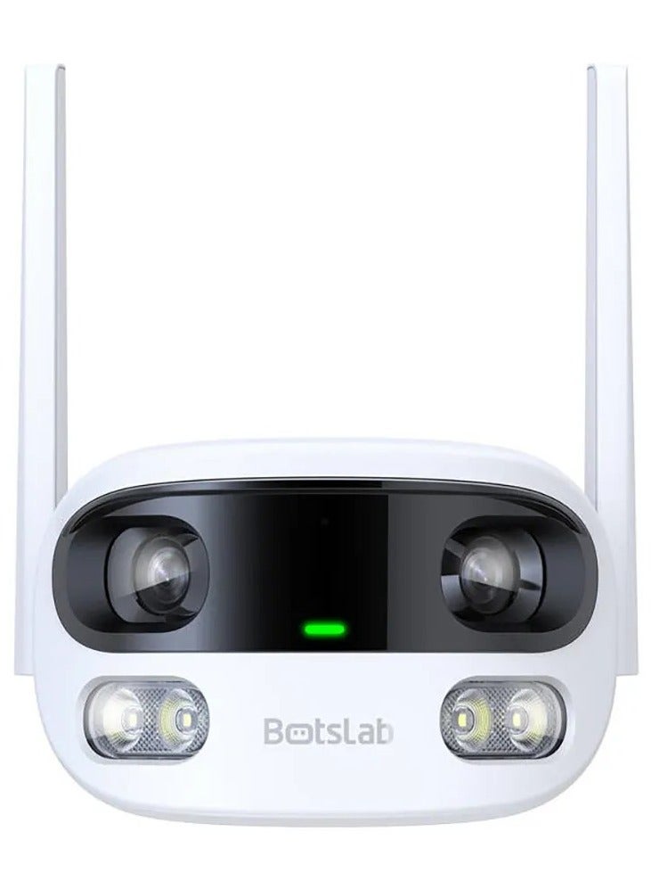 Botslab Botslab W302 Smart Outdoor Dual-Lens Camera – 360° Pan/Tilt Coverage, 2K Resolution, AI Motion Detection, Color Night Vision, IP66 Weatherproof, Two-Way Audio, NVR Support  - Image 1