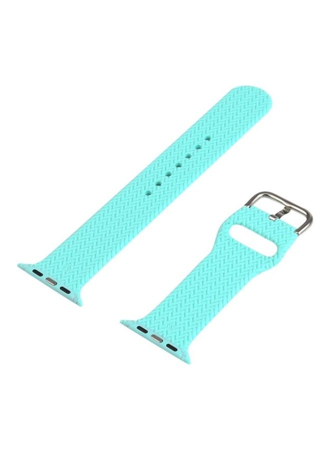 NIBEMINENT Replacement Watch Strap Cold Sea Blue - Image 2