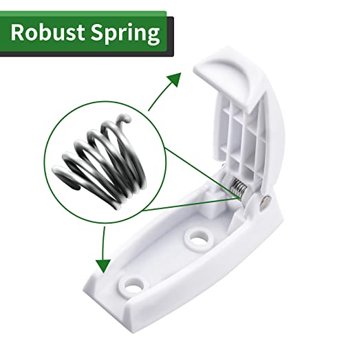 RVGUARD RV Door Holder, 5Pcs White Camper Door Holder, Keep The Baggage Door Open, for RV, Trailer, Camper Vans - Image 3