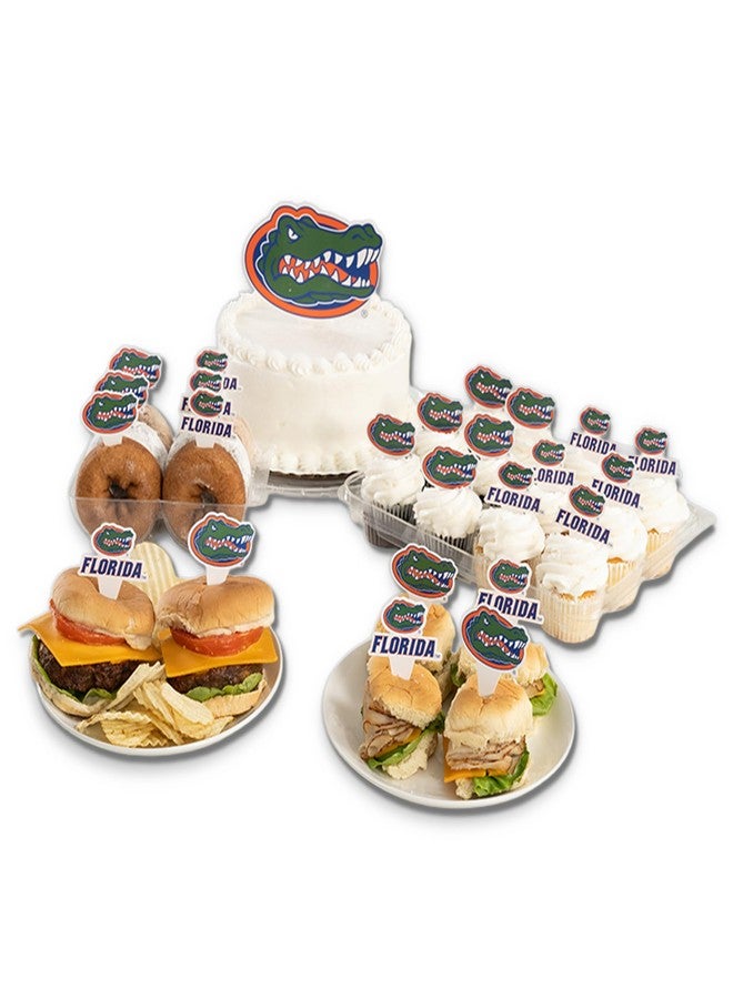 Desert Cactus Florida Gators UF Food Picks, Cupcake Toppers, 25 pcs - Image 1