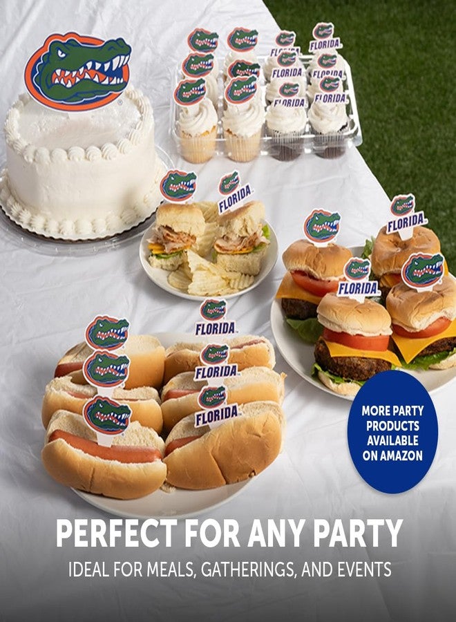 Desert Cactus Florida Gators UF Food Picks, Cupcake Toppers, 25 pcs - Image 4