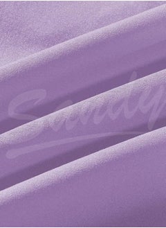 Sandy SANDY  High Hotel Quality Bed Skirt 1 Piece, Twin Single Size 100 X 200 + 25 cm, Tailored Drop, Classic Plain Solid ,Soft & Decorating ,Lilac  - Image 2