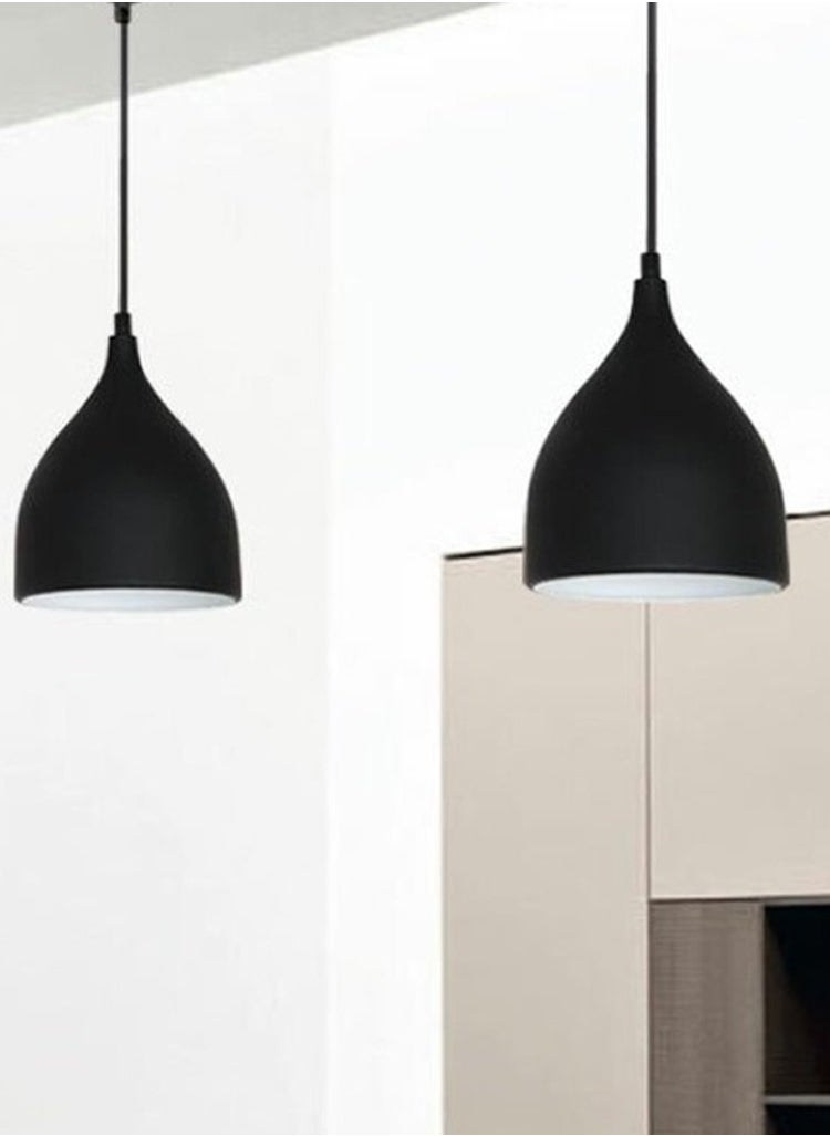 Generic 50×22×50 Cm Ceiling Lamp From Sig. Li. Ch-1043-2B-Dome-Black  - Image 1