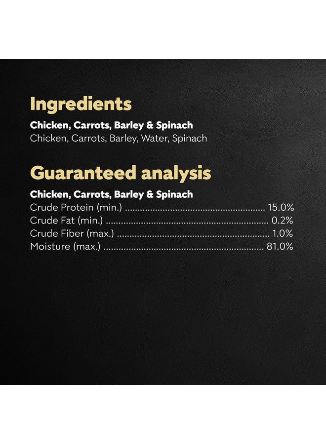 CESAR SIMPLY CRAFTED Adult Wet Dog Food Meal Topper, Chicken, Carrots, Barley & Spinach, 1.3oz., Pack of 10 - Image 3