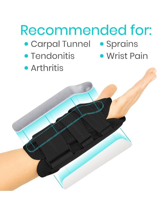 Vive Dual Splint Wrist Brace One Size Black - Image 5